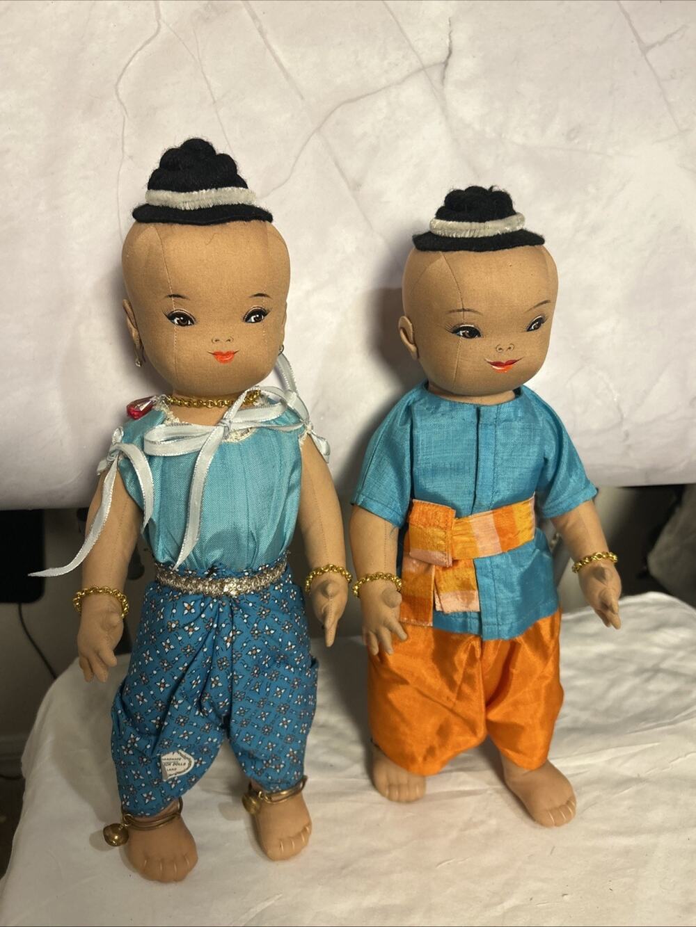 Handmade Bangkock Dolls 13" Cloth